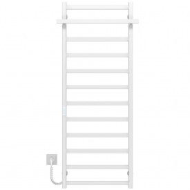 Полотенцесушитель электрический Nicolе П12 500х1400 Deffi Белый WD04 (A.NI.140.50.12.E.W.L.4)