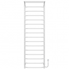 Полотенцесушитель электрический Трапеция с полкой П16 500х1700 Deffi Белый EF16 (C.TP.170.50.16.E.W.R.5)