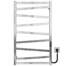 Полотенцесушитель электрический Alpha П9 500х900 Deffi Хром JD04 (A.AL.90.50.9.E.C.R.2)