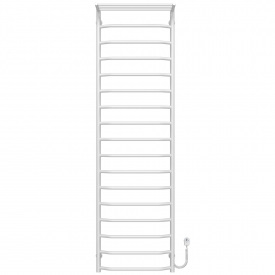 Полотенцесушитель электрический Трапеция с полкой П17 500х1800 Deffi Белый EF16 (C.TP.180.50.17.E.W.R.5)