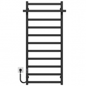 Полотенцесушитель электрический Nicolе П11 500х1200 Deffi Черный JD04 (A.NI.120.50.11.E.B.L.2)