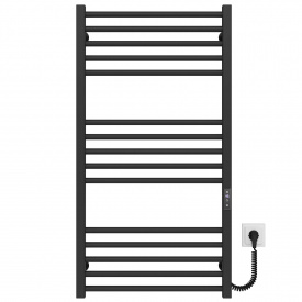 Полотенцесушитель электрический Lima П15 600х1000 Deffi Черный JD04 (A.LI.100.60.15.E.B.R.2)