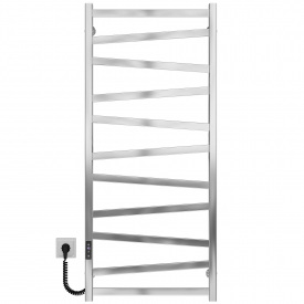 Полотенцесушитель электрический Alpha П11 500х1200 Deffi Хром JD04 (A.AL.120.50.11.E.C.L.2)