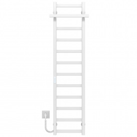 Полотенцесушитель электрический Nicolе П12 400х1400 Deffi Белый WD04 (A.NI.140.40.12.E.W.L.4)