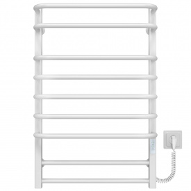 Полотенцесушитель электрический Lux П9 600х800 Deffi Белый WD04 (A.LU.80.60.9.E.W.R.4)