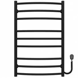 Полотенцесушитель электрический Классик Элит П9 500х800 Deffi Черный EF16 (C.KE.80.50.9.E.B.R.5)