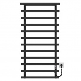 Полотенцесушитель электрический Agata П12 400x1200 Deffi Черный JD04 (A.AG.120.40.12.E.W.R.4)