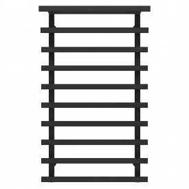 Полотенцесушитель водяной Agata П10 500x1000 Deffi Черный (A.AG.100.50.10.B.C)