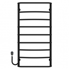 Полотенцесушитель электрический Аквамикс П9 500х1000 Deffi Черный EF16 (C.AM.100.50.9.E.B.L.5)