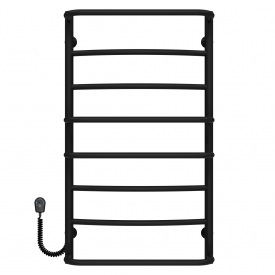 Полотенцесушитель электрический Аквамикс П8 500х900 Deffi Черный EF16 (C.AM.90.50.8.E.B.L.5)