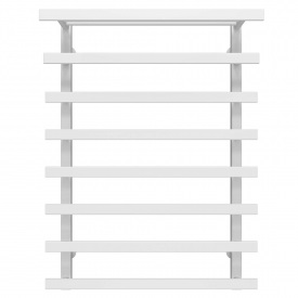 Полотенцесушитель водяной Agata П8 400x800 Deffi Белый (A.AG.80.40.8.W.A)