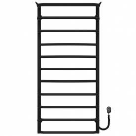 Полотенцесушитель электрический Юность П11 500х1100 Deffi Черный EF16 (C.YU.110.50.11.E.B.R.5)