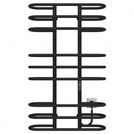 Полотенцесушитель электрический Британика П9 600х1000 Deffi Черный JD03 (C.BR.100.60.9.E.B.R.1)