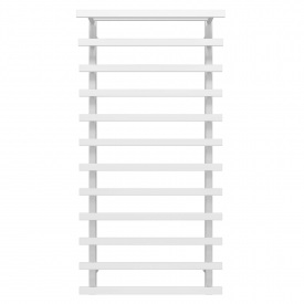 Полотенцесушитель водяной Agata П12 400x1200 Deffi Белый (A.AG.120.40.12.W.B)