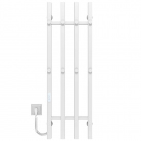 Полотенцесушитель электрический Split П4 300х1000 Deffi Белый WD04 (A.SP.100.30.4.E.W.L.4)