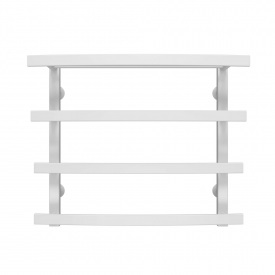 Полотенцесушитель водяной Lotos П4 500х500 Deffi Белый (A.LO.50.50.4.W.B)