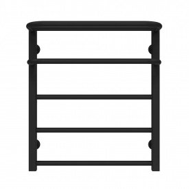 Полотенцесушитель водяной Lux Hotel П5 600х600 Deffi Черный (A.LH.60.60.5.B.A)