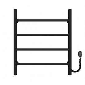 Полотенцесушитель электрический Орион П4 500х600 Deffi Черный EF16 (C.OR.60.50.4.E.B.R.5)