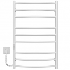 Полотенцесушитель электрический Классик Элит П9 500х800 Deffi Белый WD03 (C.KE.80.50.9.E.W.L.3)