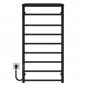 Полотенцесушитель электрический Lux Hotel П9 500х1000 Deffi Черный JD04 (A.LH.100.50.9.E.B.L.2)