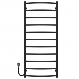 Полотенцесушитель электрический Классик П11 500х1200 Deffi Черный EF16 (C.DK.120.50.11.E.B.L.5)