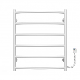 Полотенцесушитель электрический Классик П6 500х600 Deffi Белый EF16 (C.DK.60.50.6.E.W.R.5)