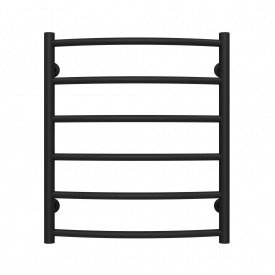 Полотенцесушитель водяной Классик П6 500х600 Deffi Черный (C.DK.60.50.6.B.C)