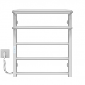 Полотенцесушитель электрический Lux Hotel П5 500х600 Deffi Белый WD04 (A.LH.60.50.5.E.W.L.4)