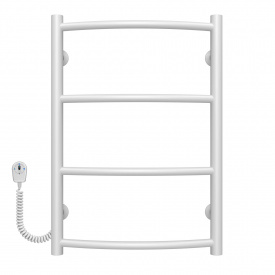 Полотенцесушитель электрический Классик П4 400х600 Deffi Белый EF16 (C.DK.60.40.4.E.W.L.5)