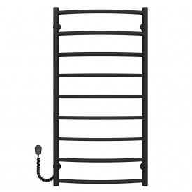 Полотенцесушитель электрический Классик П9 500х1000 Deffi Черный EF16 (C.DK.100.50.9.E.B.L.5)