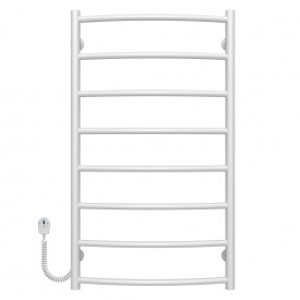 Полотенцесушитель электрический Классик П8 500х900 Deffi Белый EF16 (C.DK.90.50.8.E.W.L.5)