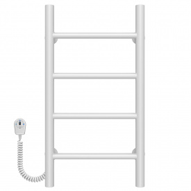 Полотенцесушитель электрический Орион П4 300х600 Deffi Белый EF16 (C.OR.60.30.4.E.W.L.5)