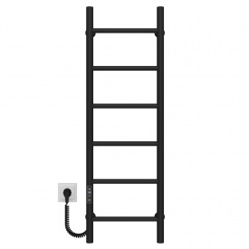 Полотенцесушитель электрический Орион П6 300х1000 Deffi Черный JD03 (C.OR.100.30.6.E.B.L.1)