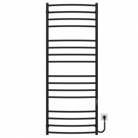 Полотенцесушитель электрический Классик Элит П16 600х1600 Deffi Черный JD03 (C.KE.160.60.16.E.B.R.1)