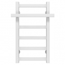 Полотенцесушитель водяной Nicolе П6 400х600 Deffi Белый (A.NI.60.40.6.W.A)