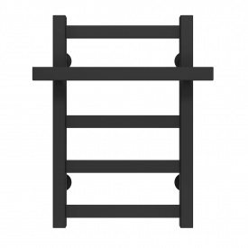 Полотенцесушитель водяной Nicolе П5 300х500 Deffi Черный (A.NI.50.30.5.B.B)