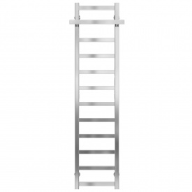 Полотенцесушитель водяной Nicolе П12 400х1400 Deffi Хром (A.NI.140.40.12.C.C)