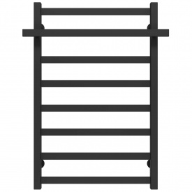 Полотенцесушитель водяной Nicolе П8 500х800 Deffi Черный (A.NI.80.50.8.B.B)