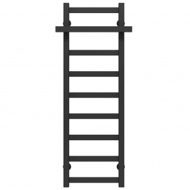 Полотенцесушитель водяной Nicolе П9 400х1000 Deffi Черный (A.NI.100.40.9.B.A)