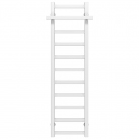 Полотенцесушитель водяной Nicolе П11 400х1200 Deffi Белый (A.NI.120.40.11.W.C)