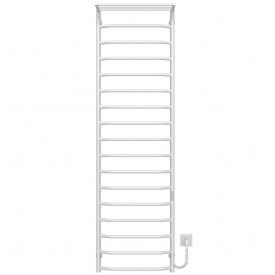 Полотенцесушитель электрический Трапеция с полкой П17 500х1800 Deffi Белый WD03 (C.TP.180.50.17.E.W.R.3)