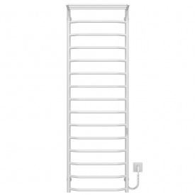 Полотенцесушитель электрический Трапеция с полкой П15 500х1600 Deffi Белый WD03 (C.TP.160.50.15.E.W.R.3)
