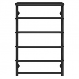 Полотенцесушитель водяной Стандарт с полкой П6 500х800 Deffi Черный (C.SP.70.50.5.B.C)