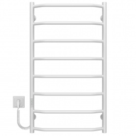 Полотенцесушитель электрический Трапеция П8 500х900 Deffi Белый WD03 (C.TR.90.50.8.E.W.L.3)