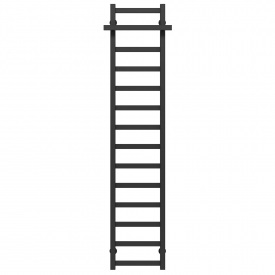 Полотенцесушитель водяной Nicolе П14 400х1600 Deffi Черный (A.NI.160.40.14.B.C)