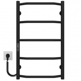Полотенцесушитель электрический Трапеция П5 400х700 Deffi Черный JD03 (C.TR.70.40.5.E.B.L.1)
