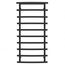 Полотенцесушитель водяной Lotos П10 400х1200 Deffi Черный (A.LO.120.40.10.B.B)