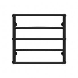 Полотенцесушитель водяной Аквамикс П5 500х500 Deffi Черный (C.AM.50.50.5.B.C)