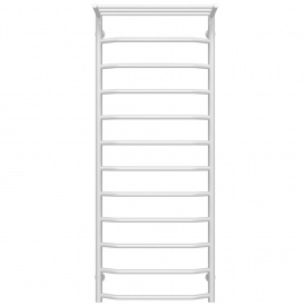 Полотенцесушитель водяной Трапеция с полкой П12 500х1300 Deffi Белый (C.TP.130.50.12.W.C)