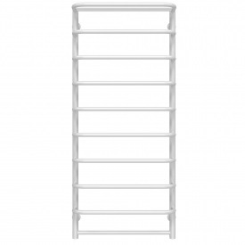 Полотенцесушитель водяной Стандарт с полкой П10 500х1200 Deffi Белый (C.SP.100.50.8.W.C)